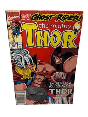 The Mighty Thor 429 Marvel Comics Thor vs Juggernaut 1991