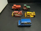 MATCHBOX LESNEY LOT OF FIVE MODELS INC MUIR HILL DUMPER--Y698