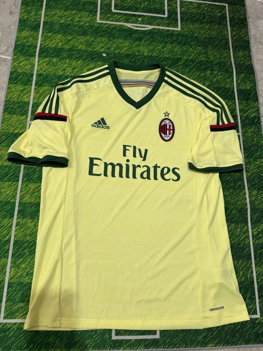 adidas AC Milan Yellow International Club Soccer Fan Apparel and