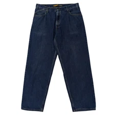 VTG Levi's Silvertab Jeans 36x34 (35x33) Baggy Wide Leg Y2K Denim Grunge Skater