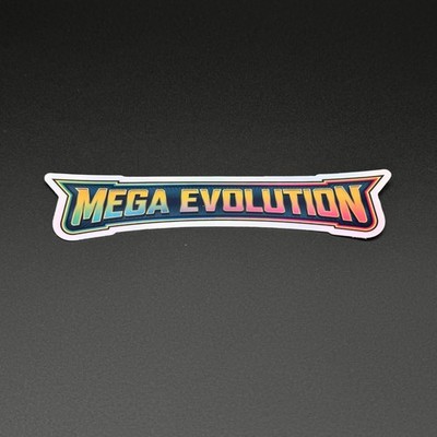 Mega Evolution Base Set | Pokemon TCG Mega Evolution Holo Binder Sticker Label