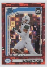 2024 Donruss Rated Rookie Optic Preview Red Pandora Prizm Tejhaun Palmer 1al1