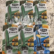 Lot of 30 Schick Xtreme3 Disposable Razors Shaver Sensitive Refresh