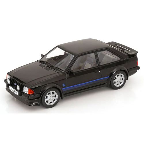 Ford Escort Mk Iii Rs Turbo 1985 Black 1:18 Modelcargroup Auto Stradali -D- Neue-image