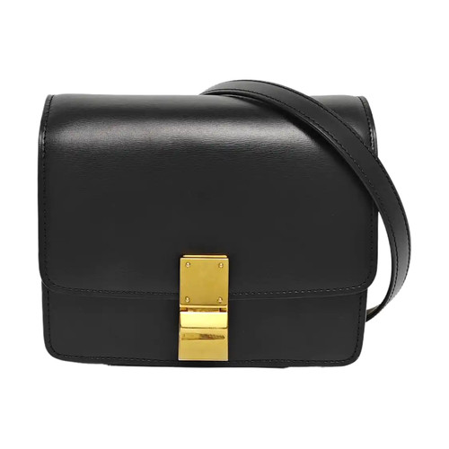 【Authentic】 CELINE CLASSIC BOX Black Leather Handbags (DDP)