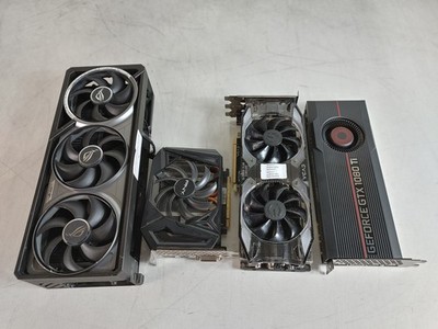 Lot of 4 Nvidia GeForce RTX 2080 Ti GTX 1080 Ti, RTX 5090, GTX 1660 Ti For Parts