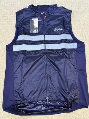 BRAND NEW RAPHA BREVET INSULATED GILET - Navy | eBay