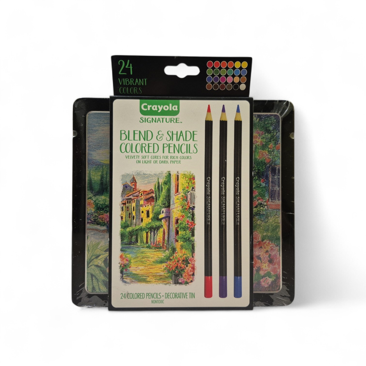 ~24 Vibrant Colors ~tin Case