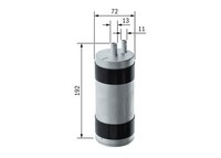 Bosch F 026 402 144 Leitungsfilter FüR Audi Porsche
