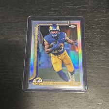 2025 Topps Chrome Football Kyren Williams #168 Refractor - Rams