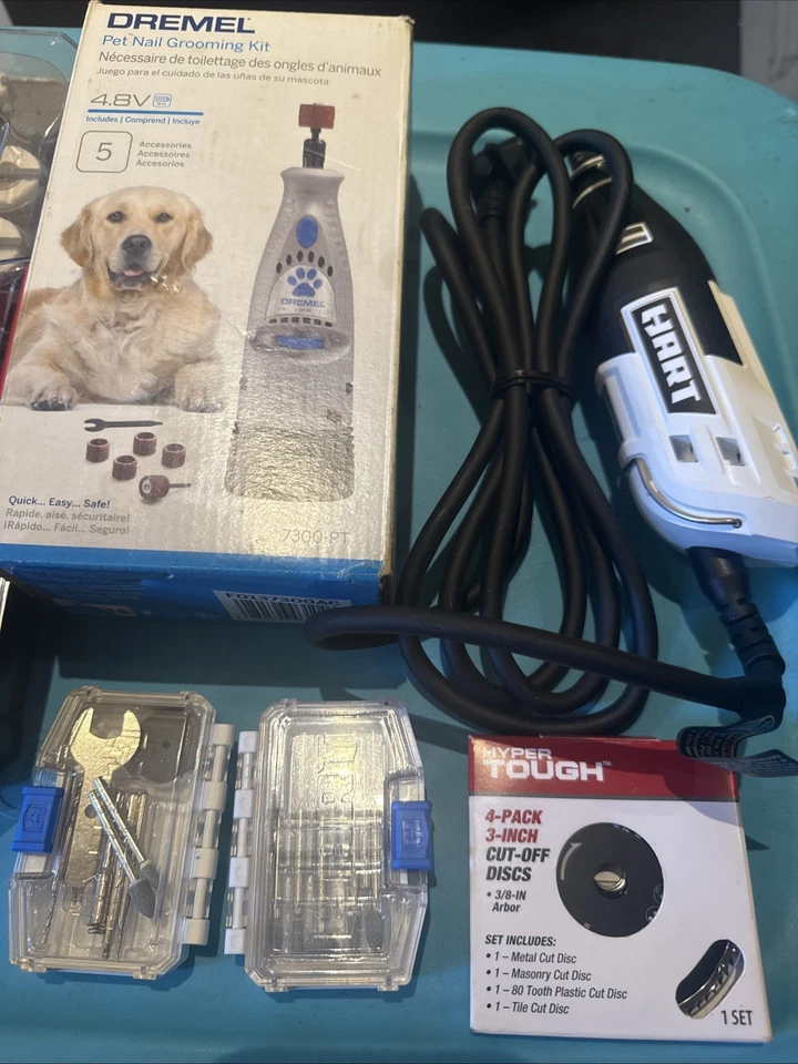 Rotary Tool Lot With Accessories!! Dremel Hart - Image 3 of 4