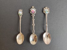 3 Souvenirlöffel Andenkenlöffel mit Wappen Cochem, Rheinfall, Jeper, 800 Alpacca