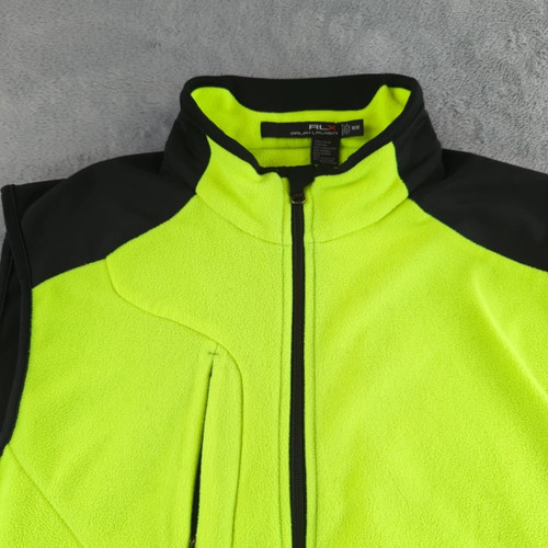 Ralph Lauren RLX Vest Mens Medium Fleece Sleeveless Outdoor Golf - Picture 2 of 9