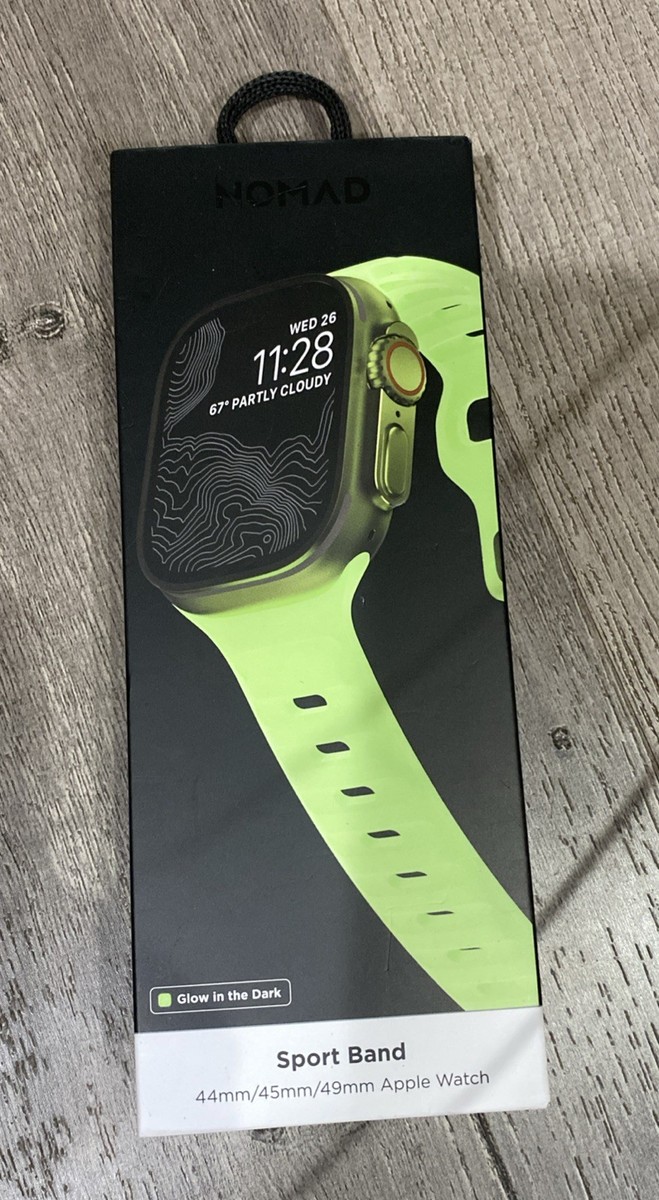 時計 NOMAD glow 2.0 AppleWatch Nomad Sport Band - 46/49mm - Glow 2.0 | Megamac