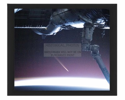 COMET C/2023 A3 ABOVE EARTH'S ATMOSPHERE 2024 8X10 FRAMED PHOTO