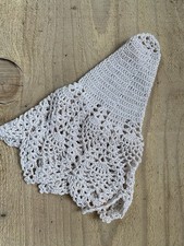 Handmade Vintage Baby Crochet Pixie Bonnet Cap
