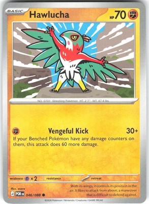 Hawlucha 046/088 ME03: Perfect Order Pokemon Card TCG NM Fighting