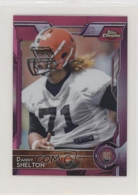 2015 Chrome Mini Rookies BCA Pink Refractor 25/25 Danny Shelton Rookie RC 07d9