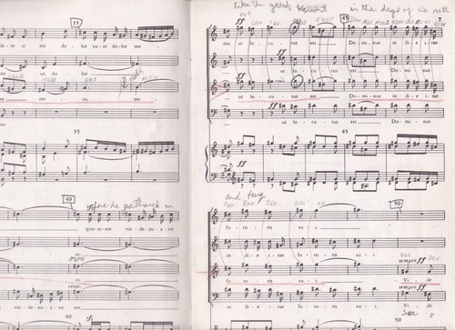 The Lamentations of Jeremiah – Alberto Ginastera (1947) Mixed Chorus Score - Picture 3 of 4