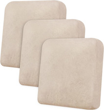 Couch Cushion Covers Leather Look Sofa Covers for 3 Cushion Couch Individual Sea