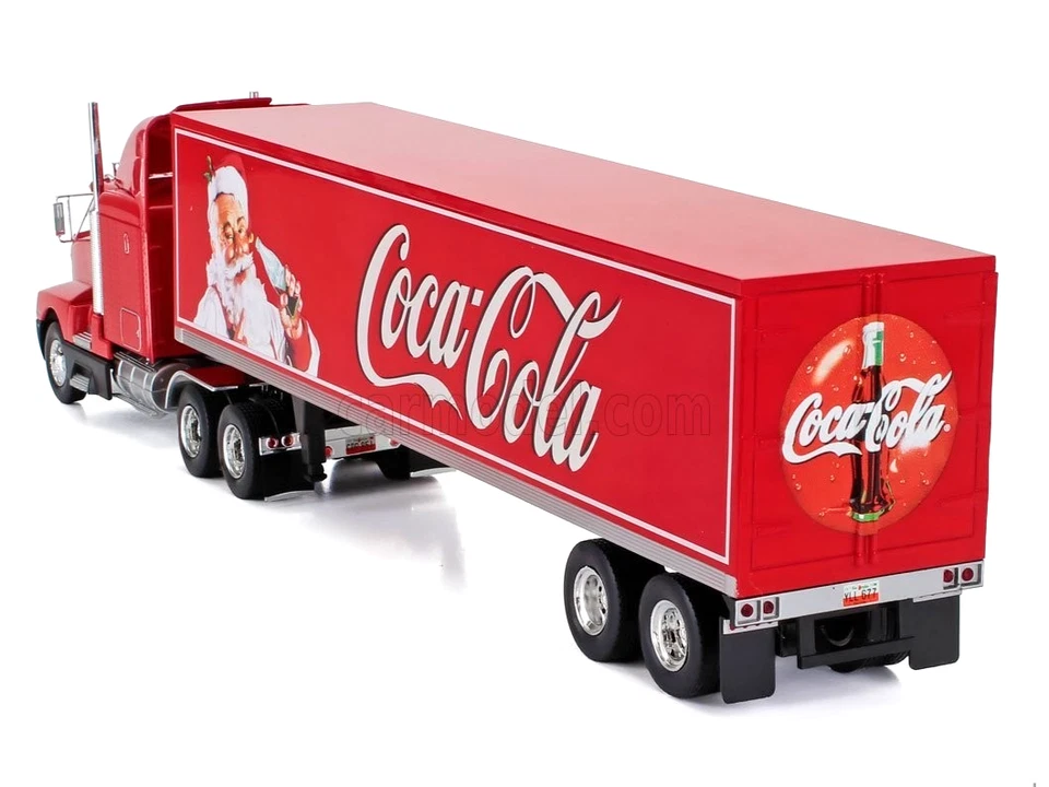 WERK83 1/43 1986 KENWORTH T600 TRUCK & TRAILER COCA-COLA FESTIVE CHRISTMAS TRUCK - Image 2 of 4
