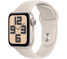 APPLE Watch SE 2nd GEN Smartwatch - 40mm GPS Starlight Body + Starlight Band S/M