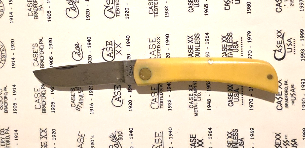 Case XX Yellow SOD Buster Jr. Pocket Knife 3137CV for sale online