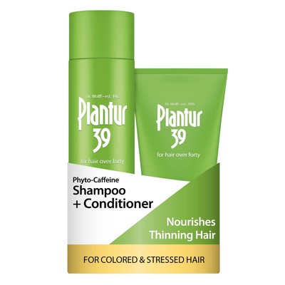 Plantur 39 Phyto-caffeine Shampoo And Conditioner Set For Colored, Str
