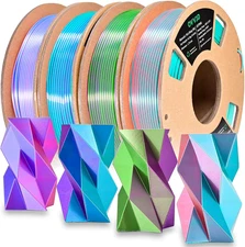 3D Printer Filament, PLA Filament 1.75Mm Bundle, Dual Color Filament, Coextrusio