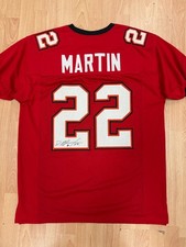 DOUG MARTIN Autograph Custom Jersey Tampa Bay Buccaneers Leaf Authentics #50638