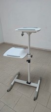 Carrello per Proiettore e Notebook a Due Ripiani Regolabile in Altezza