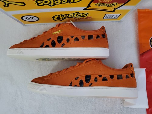 ZAPATOS PUMA GAMUZA CHEETOS CHESTER PARA HOMBRE ADULTO TALLA 13 NARANJA RAROS NUEVOS - Imagen 10 de 12