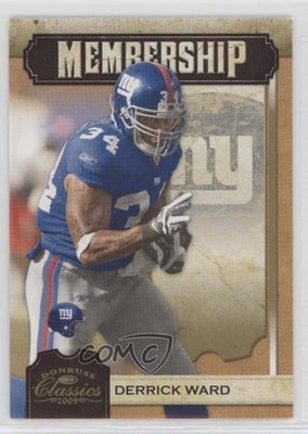 2009 Donruss Classics Membership Gold 94/100 Derrick Ward #5 0q3