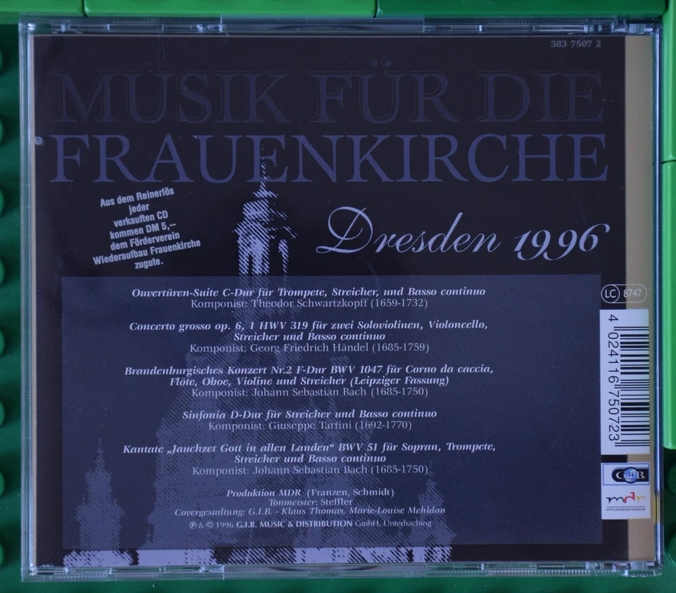 Ludwig Güttler - Musik für die Frauenkirche Dresden 1996 - IMP - CD - Bild 2 von 4