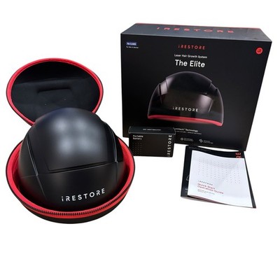 iRestore Elite Hair Growth Laser LED Light Device Battery Pack New Open Box READ
