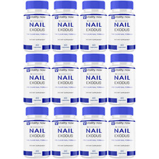 Nail Exodus Clear Nail Formula Nail Health Support Supplement 12 Bottle 