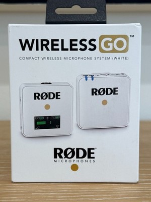 New In Box Rode Wireless GO Compact Lavalier Microphone System (White)