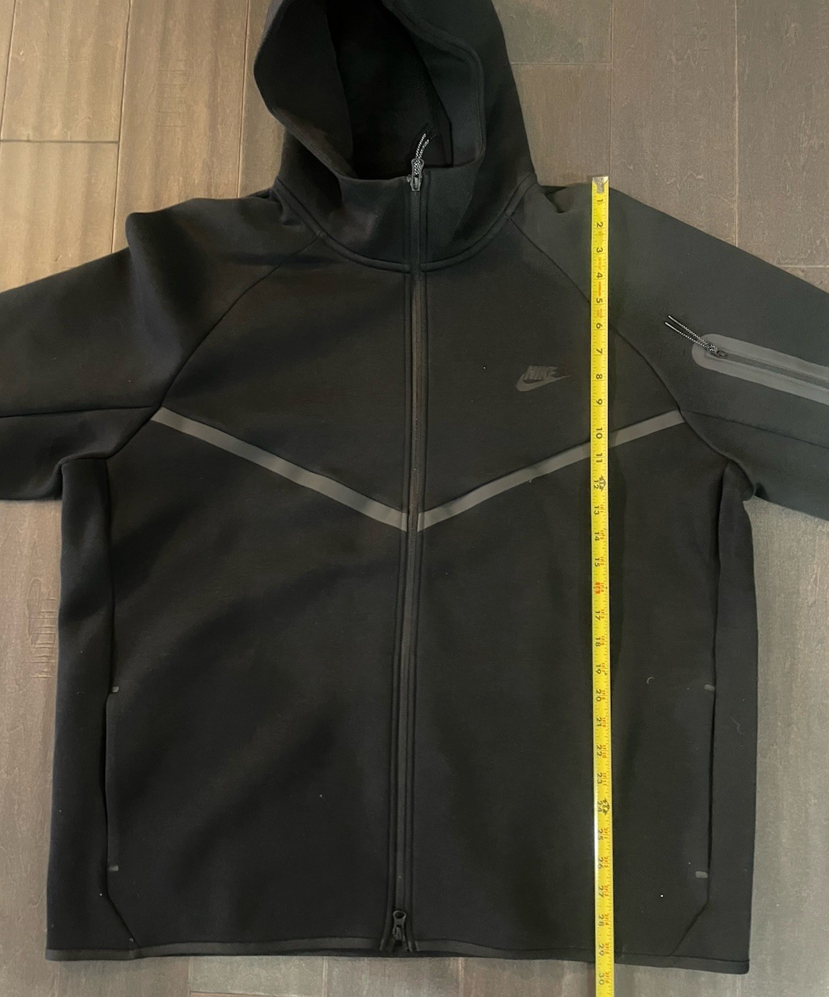 Nike Tech Fleece NWOT Full-Zip Hoodie - BLACK-SIZE 2XT thumbnail 6