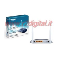 ROUTER TP-LINK TD-W8961ND WIRELESS N MODEM 300Mbps LAN ADSL WIFI RETE CASA PC 