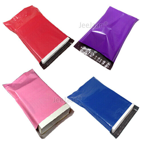 STRONG COLOURED MAILING BAGS PLASTIC POSTAGE PARCEL ENVELOPE POLY MAIL POST BAG - Picture 1 of 24