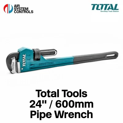 Total Tools Pipe Wrench 24'' / 600mm Heavy Duty Stilson Monkey Wrench Water Pump