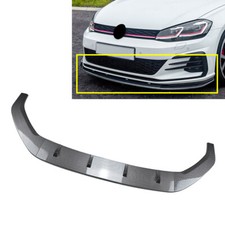 Front Bumper Spoiler Splitter Lip For VW Golf MK7.5 R Rline 2017-2019