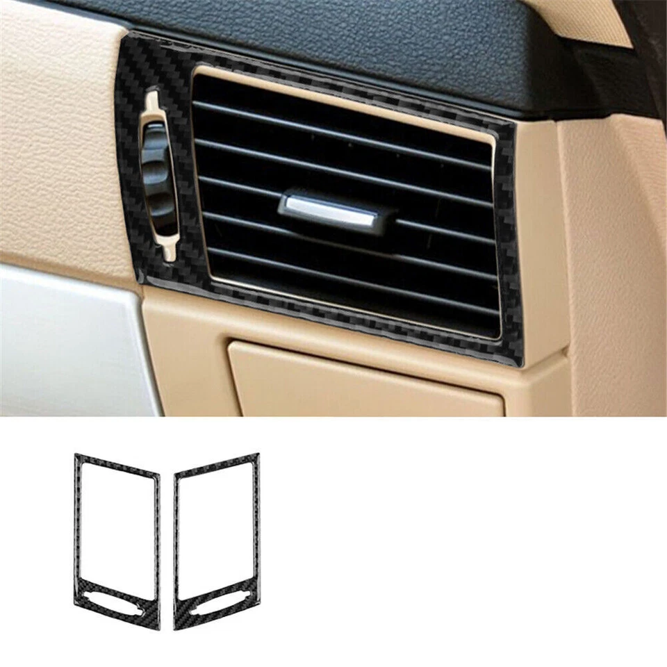 Juego de 31 piezas de cubierta de tablero interior completo de fibra de carbono para BMW X3 E83 2004-10 Foto 4 de 4