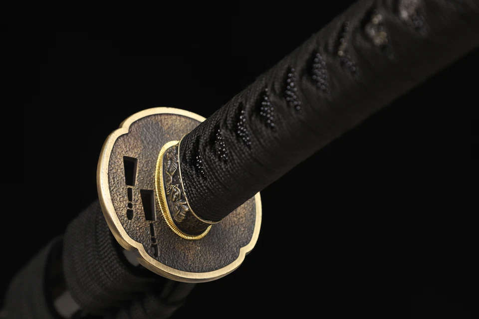 30-дюймовый японский самурайский меч вакидзаси катана T10 сталь глина закаленный накладной монтаж - Изображение 2 из 4