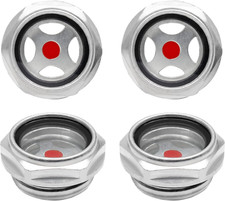 Mirilla de aceite para compresor de aire, 4 Uds., 1 pulgada