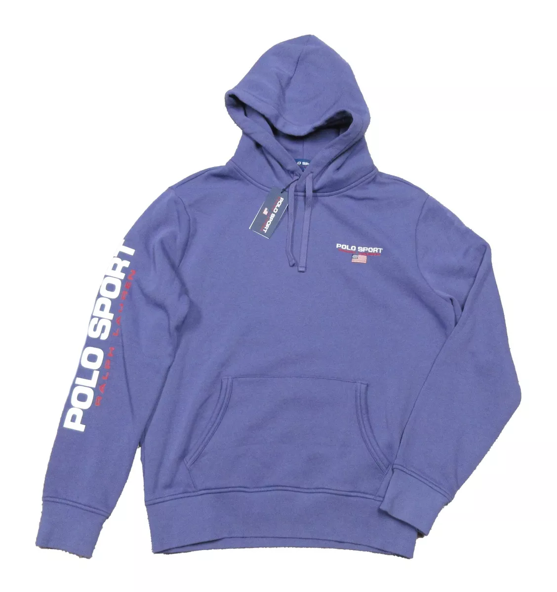 Polo Sport Ralph Lauren Men s Purple Fleece Lined Pullover Hoodie