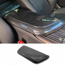 For Toyot*a Camry 2022-2023 Carbon fiber Central armrest storage box Cover Trim
