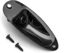 Guitar Input Jack Socket Plate 1/4 Inch Replacement for Fender Strat Electric