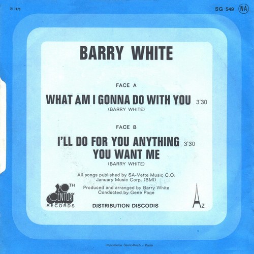 Barry White / What Am I Gonna Do With You / Vinyl / 70s Disco / Cosmic/Space - Picture 2 of 3