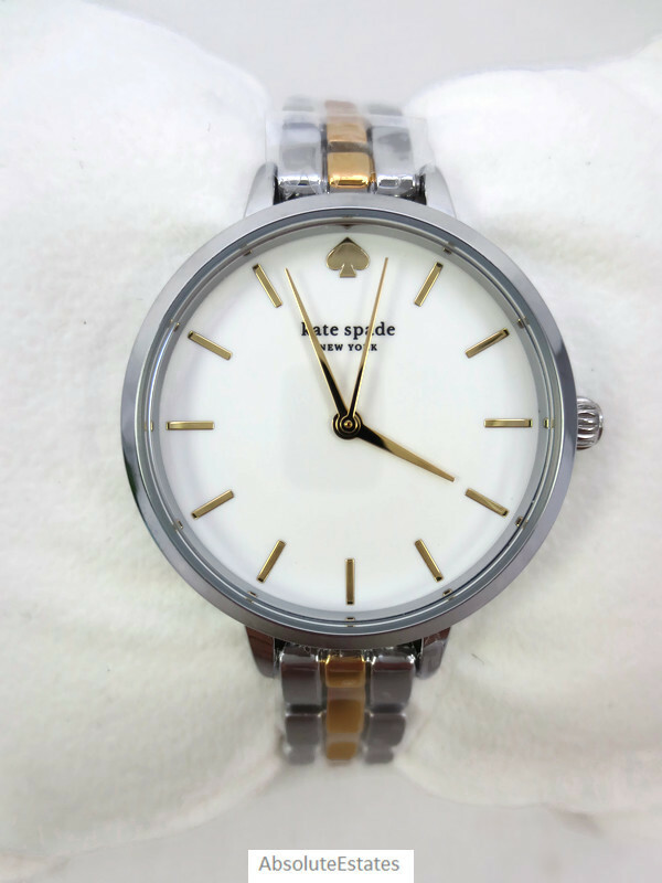 【お得SALE】Kate Spade 2色 METRO 腕時計 NEW Kate Spade Metro Two Tone Gold & Silver Stainless Steel